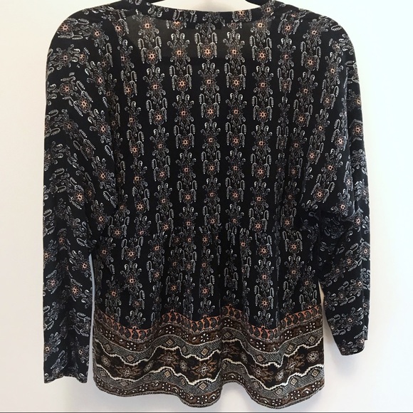 Madewell Silk Boheme Blouse in Burnished Floral - Picture 5 of 7